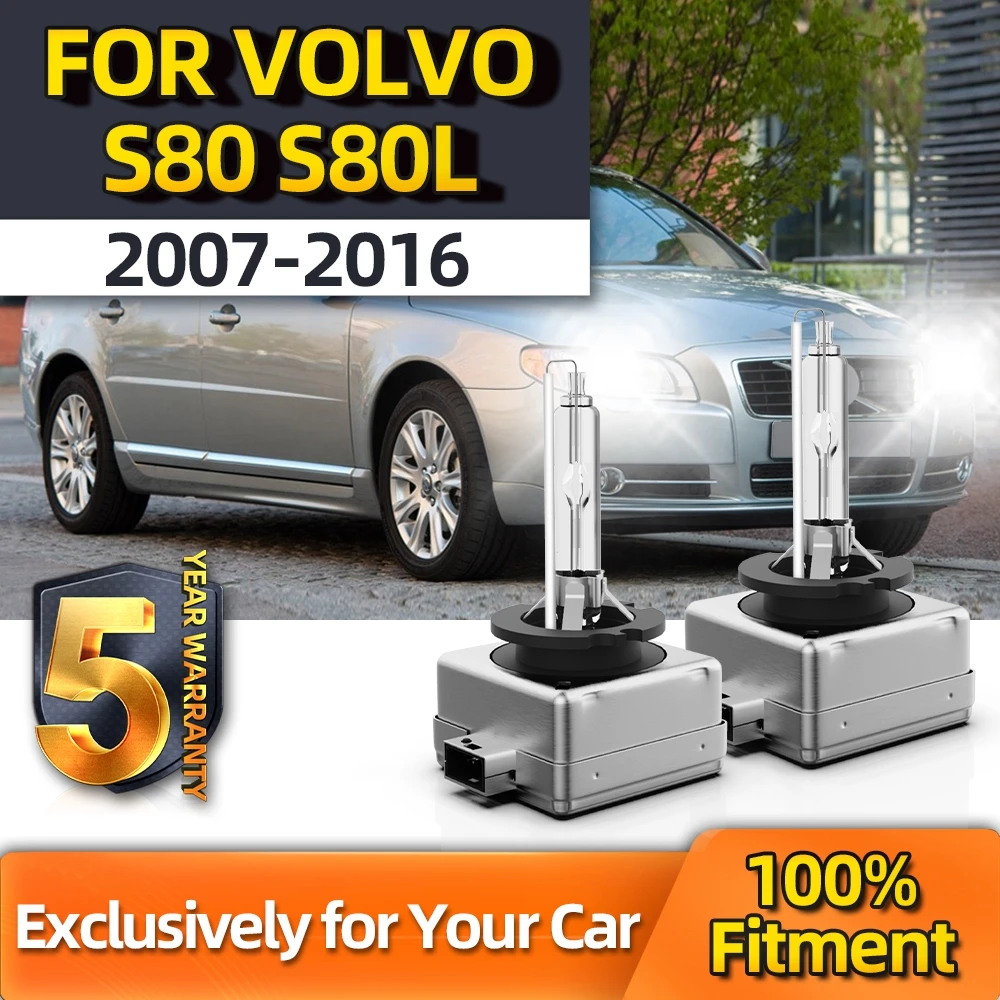 

TEENRAM Car Headlights HID D1S Xenon Bulb 6000K White For Volvo S80 S80L 2007 2008 2009 2010 2011 2012 2013 2014 2015 2016