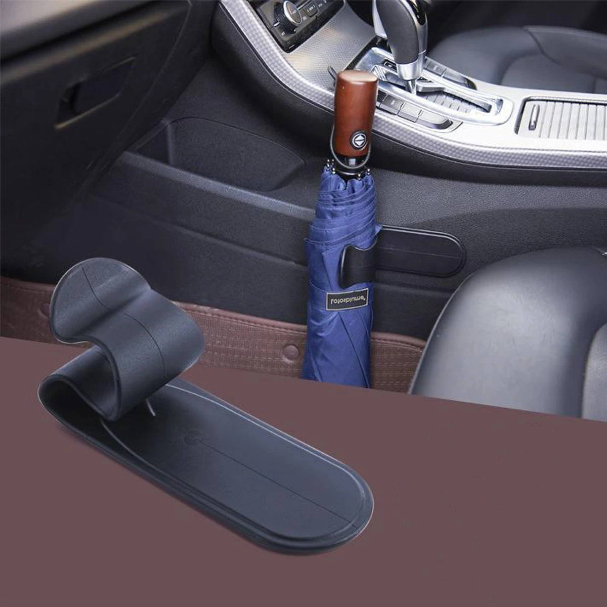

Adhesive Car Umbrella Holder Hanger Home Wall Umbrella Clip Hook Universal Auto Interior Accessories Organizer Storage Holder