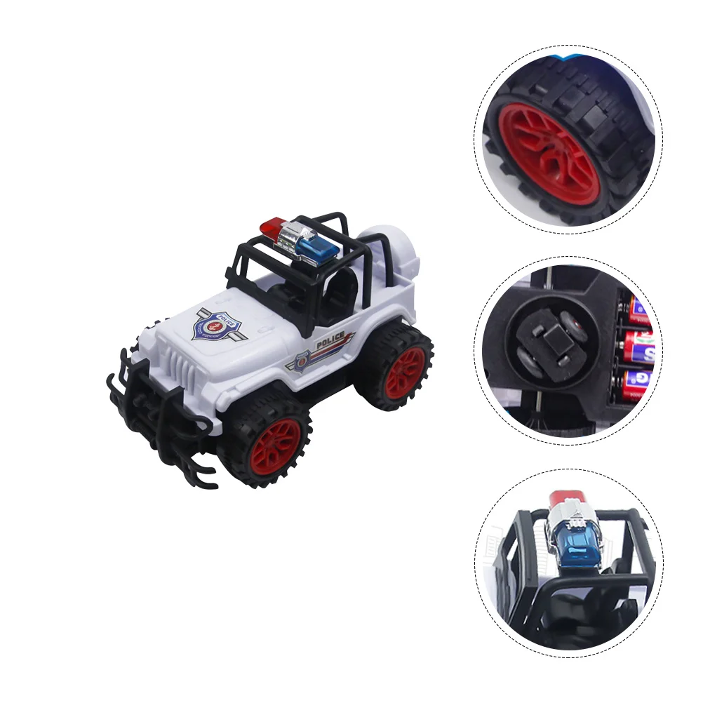 

1 шт., креативный Прочный Электрический полицейский автомобиль премиум-класса, модель автомобиля для детей