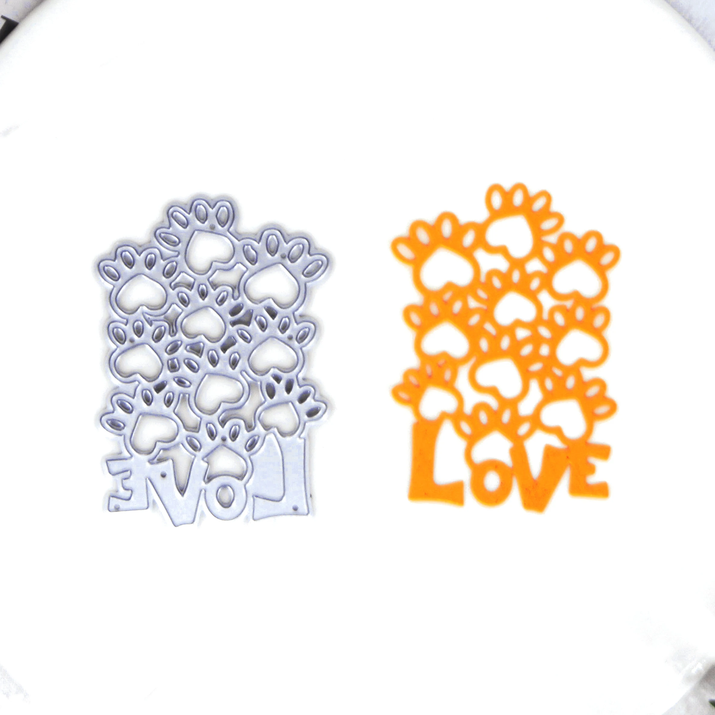 Металлические трафареты для вырезания кошек собак медведей и лап сделай сам