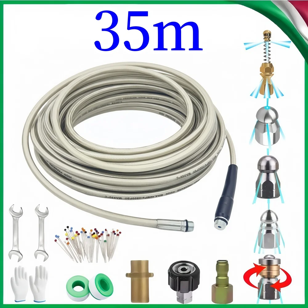 

Шланг для очистки канализации DUTRIEUX 5-35 м для Karcher K2K3K4K5K6K7