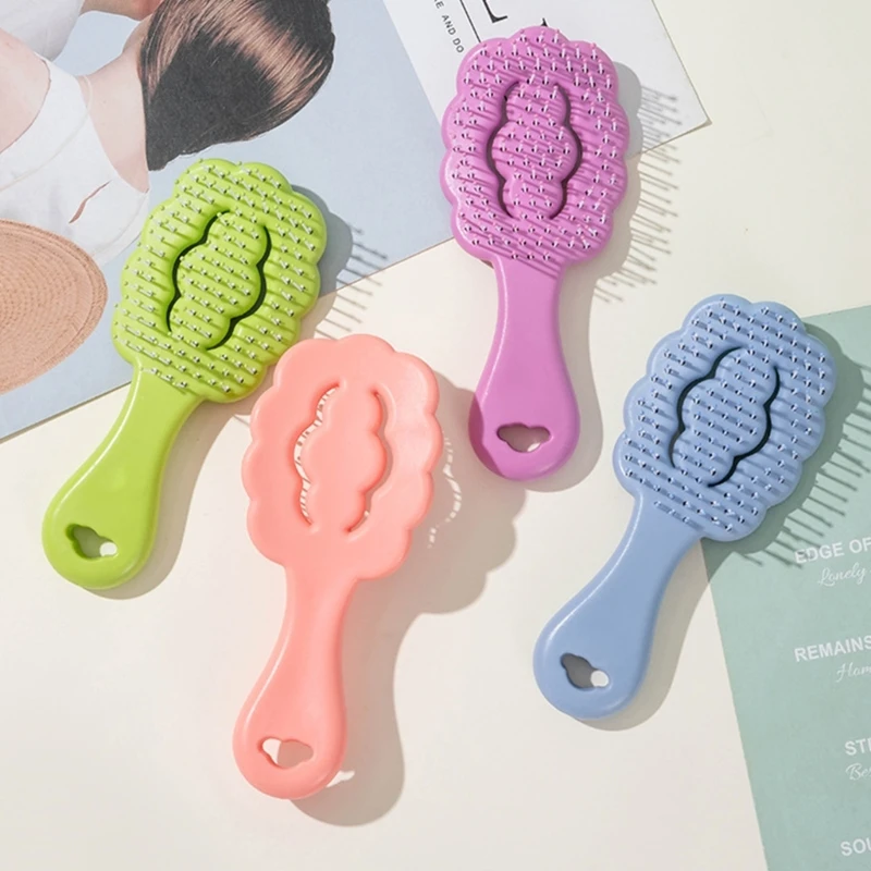 

Вьющаяся расческа с изогнутыми широкими зубцами, распутывающая расческа для укладки волос, инструменты для укладки волос