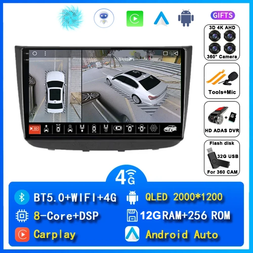 

Android 15 для Benz Vito 2 Viano 2 W639 2003-2015 2K QLED Android автомобильный радиоприемник мультимедийный видеоплеер GPS стерео CarPlay головное устройство