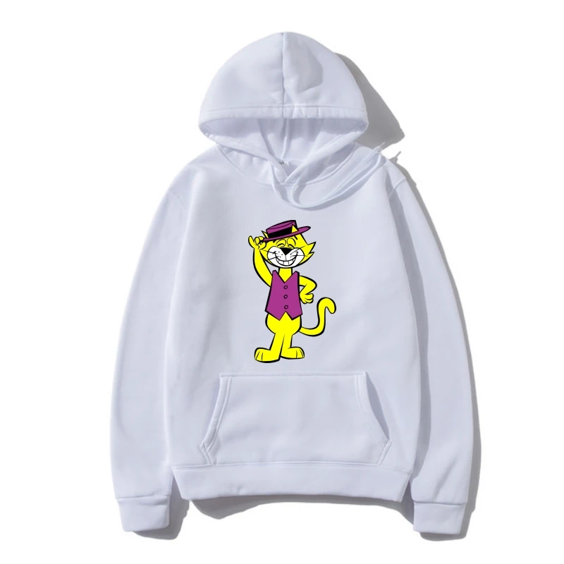 

Hoodys Ca Classic Cartoon Retro Vintage Outerwear Grey Don Gato Hanna Barbera