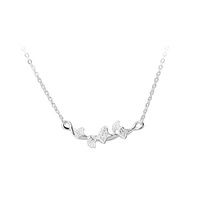 womens 925 sterling silver necklace classic botanical ginkgo biloba fashion jewelry couple holiday love gift