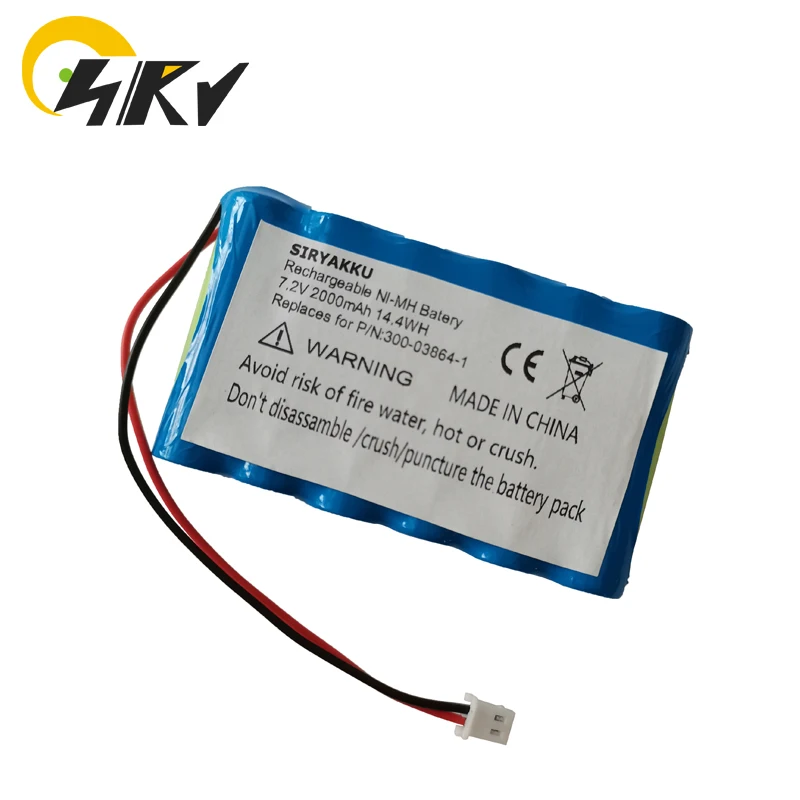 7.2V 2000mAh Ni-MH Rechargeable Battery For 300-03866 Honeyw