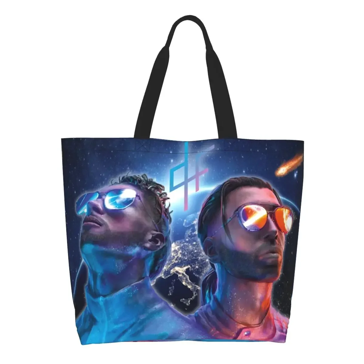 Милый французский рэпер PNL QLF сумка-шоппер для покупок переработанная