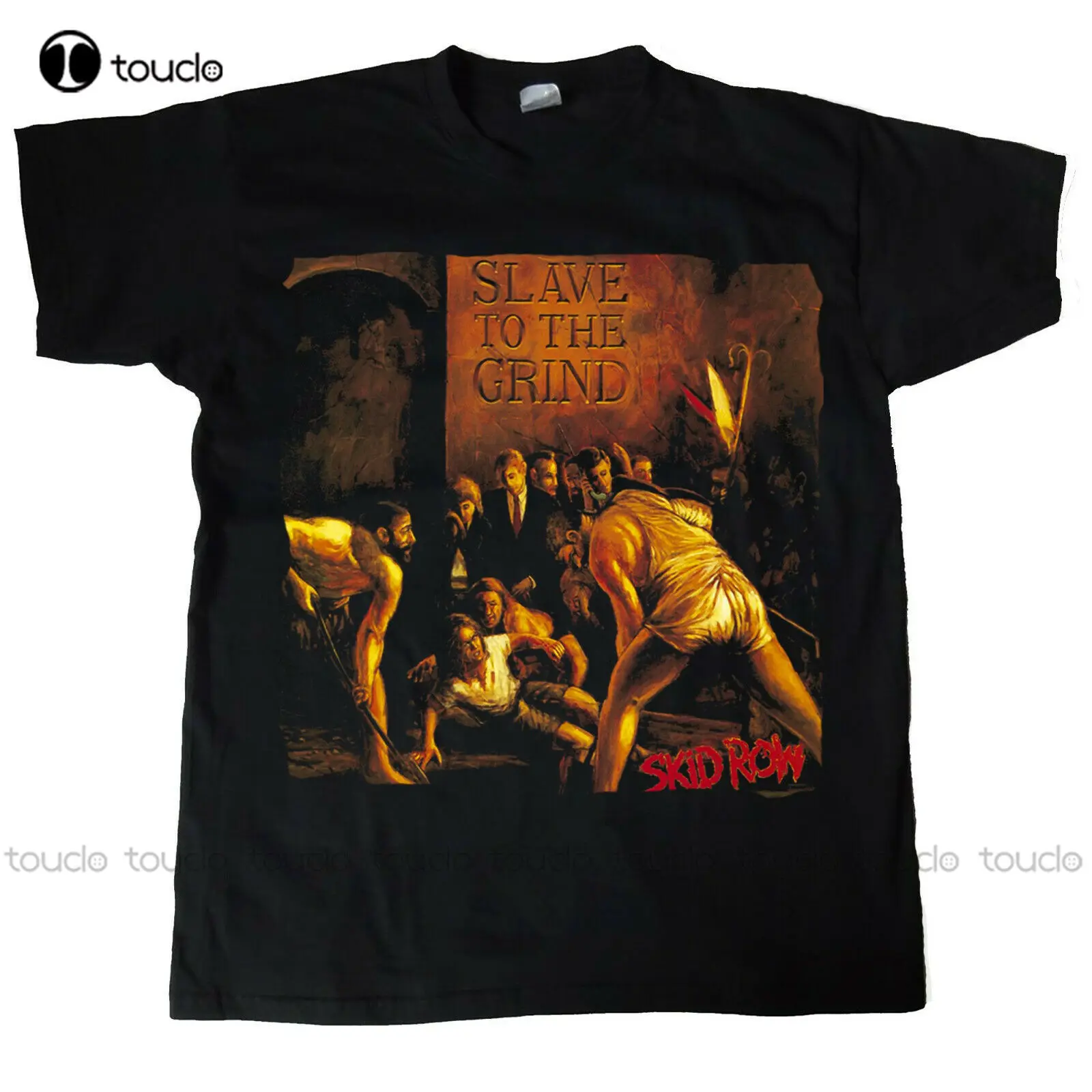 

Skid Row Slave To The Grind 1991 Album T-Shirt Womens Swim Shirt Custom Aldult Teen Unisex Digital Printing Tee Shirts Tshirt