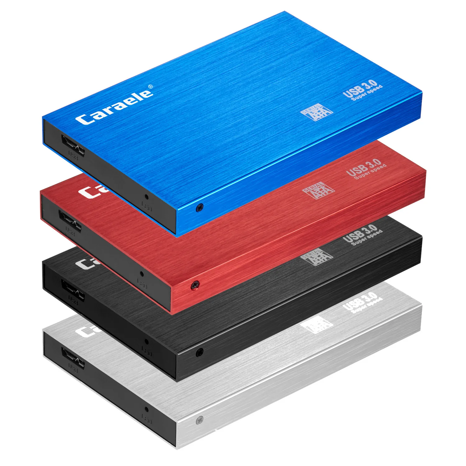 

High-speed Mobile Hard Drive USB3.0 500GB 1TB 2TB Caraele Hot Selling Solid State Drive 100% Original Large Memory