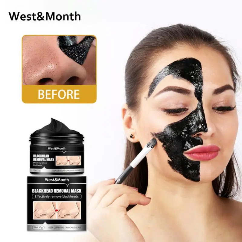 

1Pcs Bamboo Charcoal Blackhead Remover Mask Oil-Control Nose Deep Clean Tear Off Type Mask Cleaner Skin Care Tool Dropshipping
