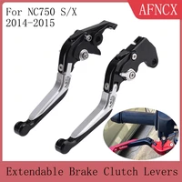 for honda nc750 sx 2014 2015 motorcycle accessorie adjustable extendable brake clutch levers handle nc750s folding brake clutch