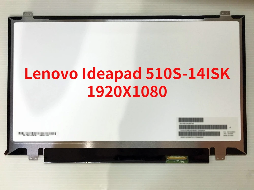 

For Lenovo Ideapad 510S-14ISK Laptop LCD Screen Matrix for Laptop 14.0" 30Pin FHD 1920X1080 Matte Replacement