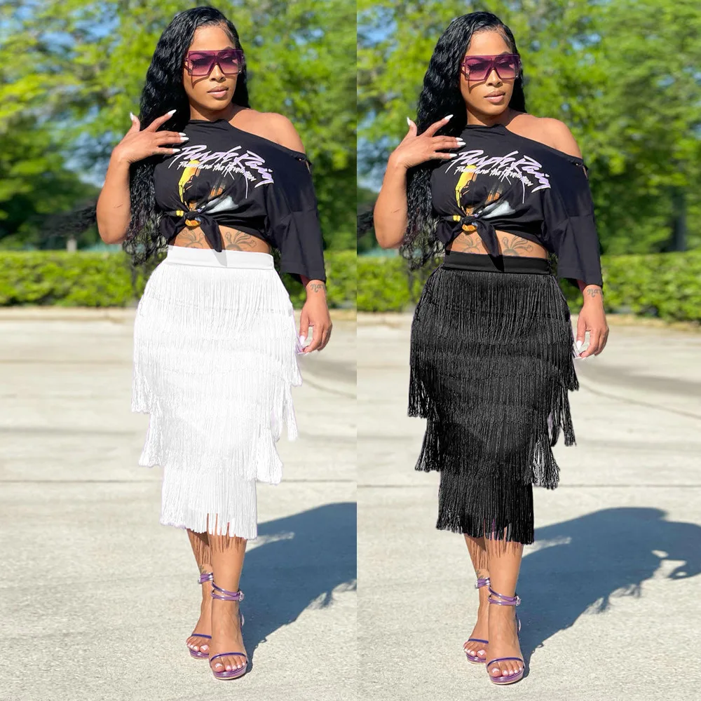 

Summer Women Dropped Boho Floral Solid Pleated Maxi Skirt Casual Flowy Swing A Line Chiffon Beach Long Skirts