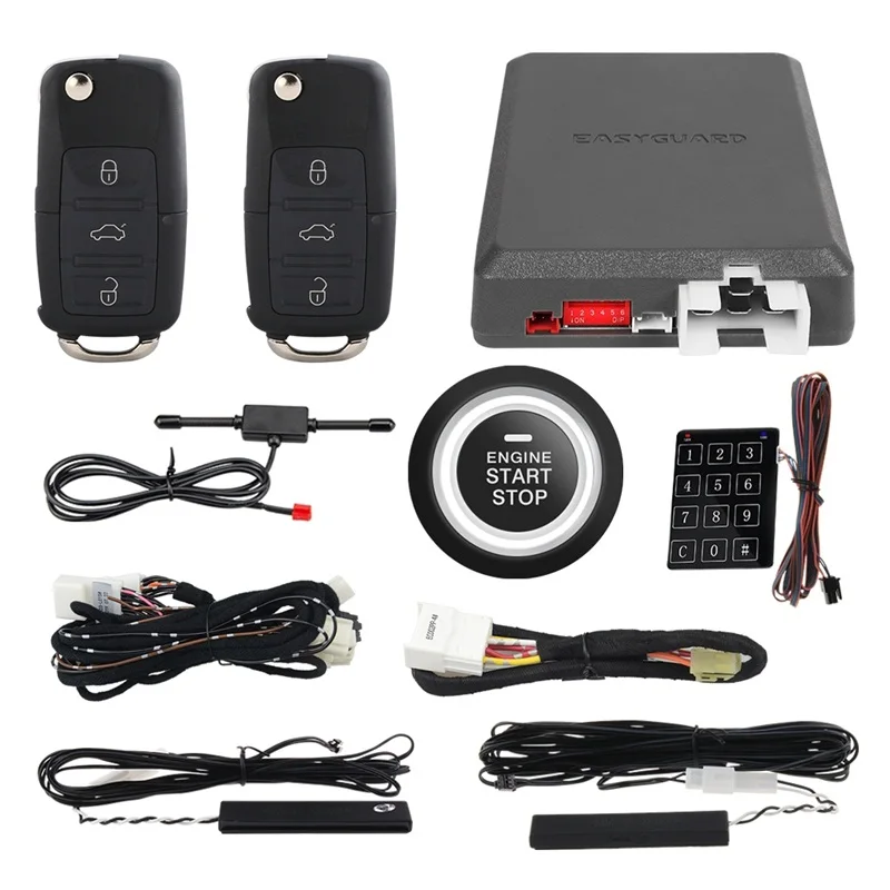 

Plug And Play Remote Starter Kit For Volkswagen Santana NF 2013-2017 CANBUS Compatible PKE Passive Entry Auto Start Keyless Go
