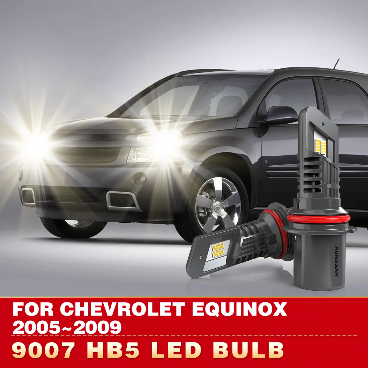 Светодиодная лампа Canbus для фар 9007 лм 2 шт.