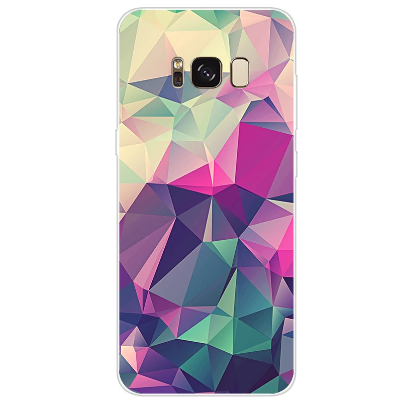 Чехол для Samsung Galaxy S8 Plus силиконовый чехол милый мягкий из ТПУ S 8 бампер телефона
