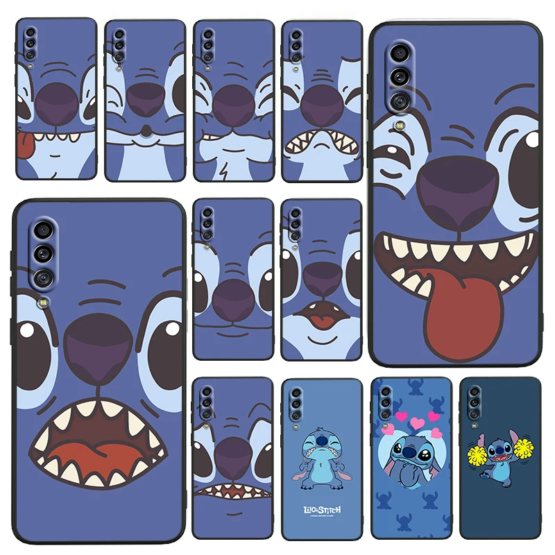 

Animation Stitch Disney Phone Case For Samsung A10 A10E A10S A20 A30 A20S A20E Core A40 A50 A30S A50S A60 A70S A70 A80 A90 Black