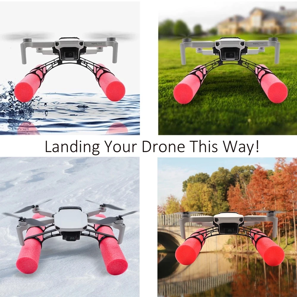 Фото Для DJI Mavic Mini 2 повышающий штатив водный зависающий противоударный тренировочный стеллаж плавучий стержень №5