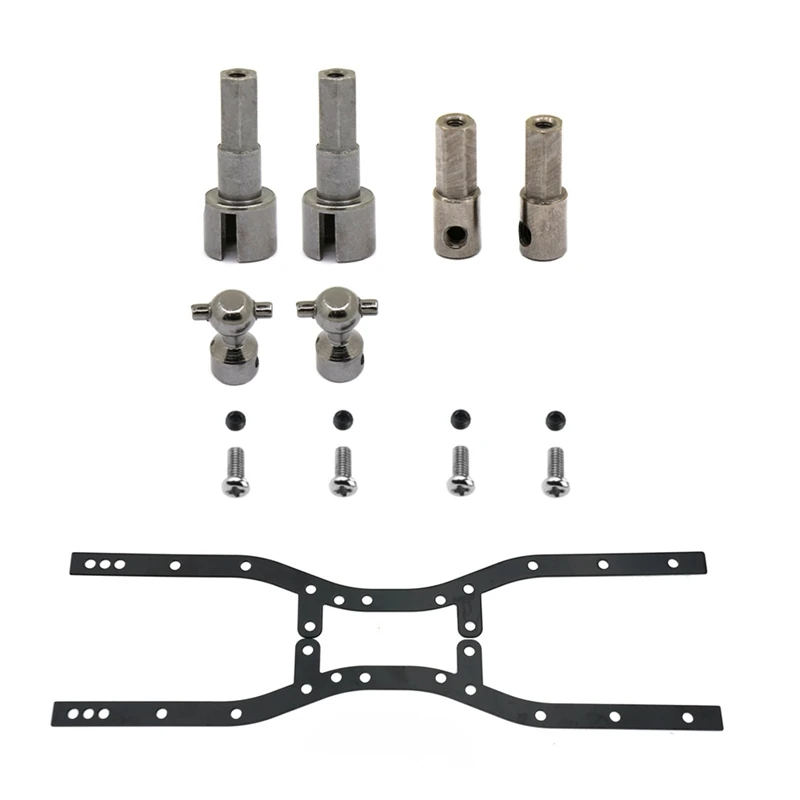 

Металлическая передняя и задняя оси с 2 шт. металлических рамок