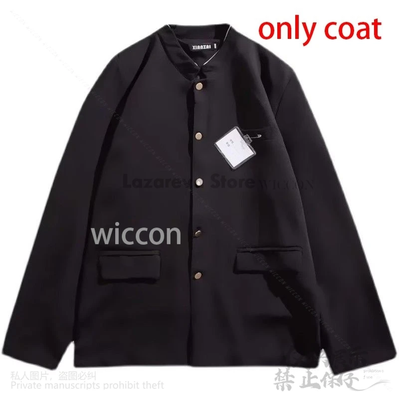 New Anime GinpachiSensei Cosplay Takasugi Shinsuke Costume DK School Uniform Cos Gintamo Wig Adult Man Halloween Christmas Suit