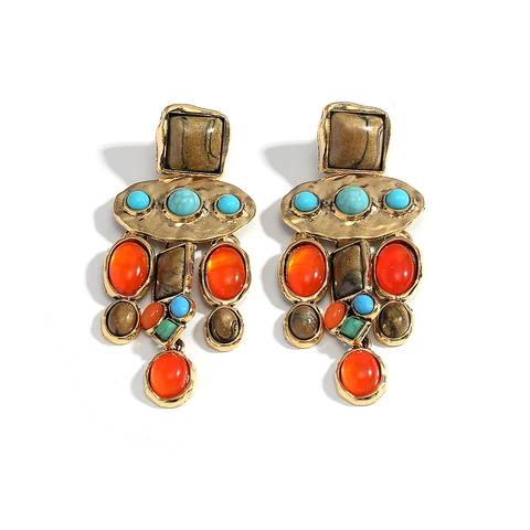 Серьги-капельки DEEPATIENCE из нержавеющей стали