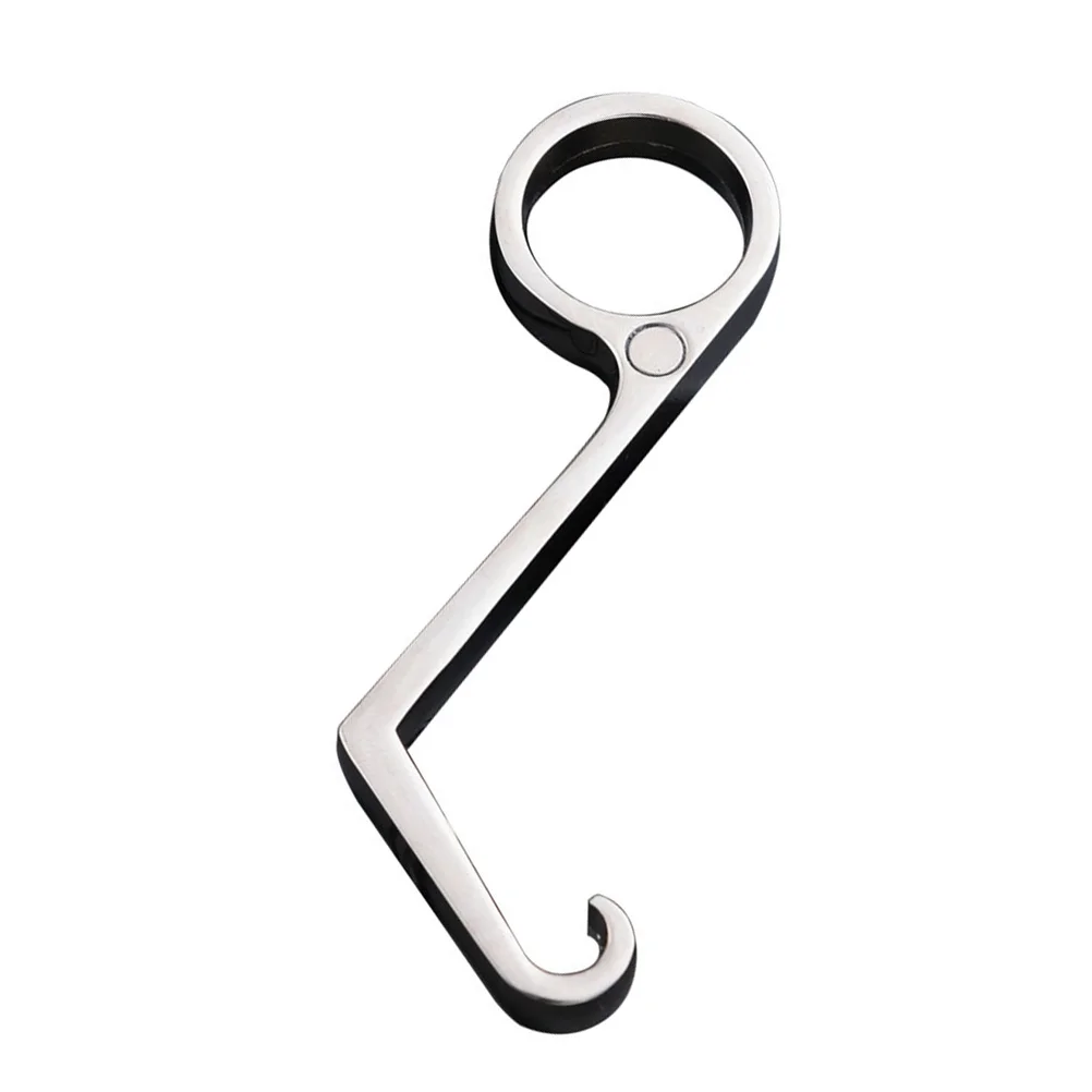 

1 pc Stainless Steel Flat Manual Metal Opener Magnetic Bottle Openers