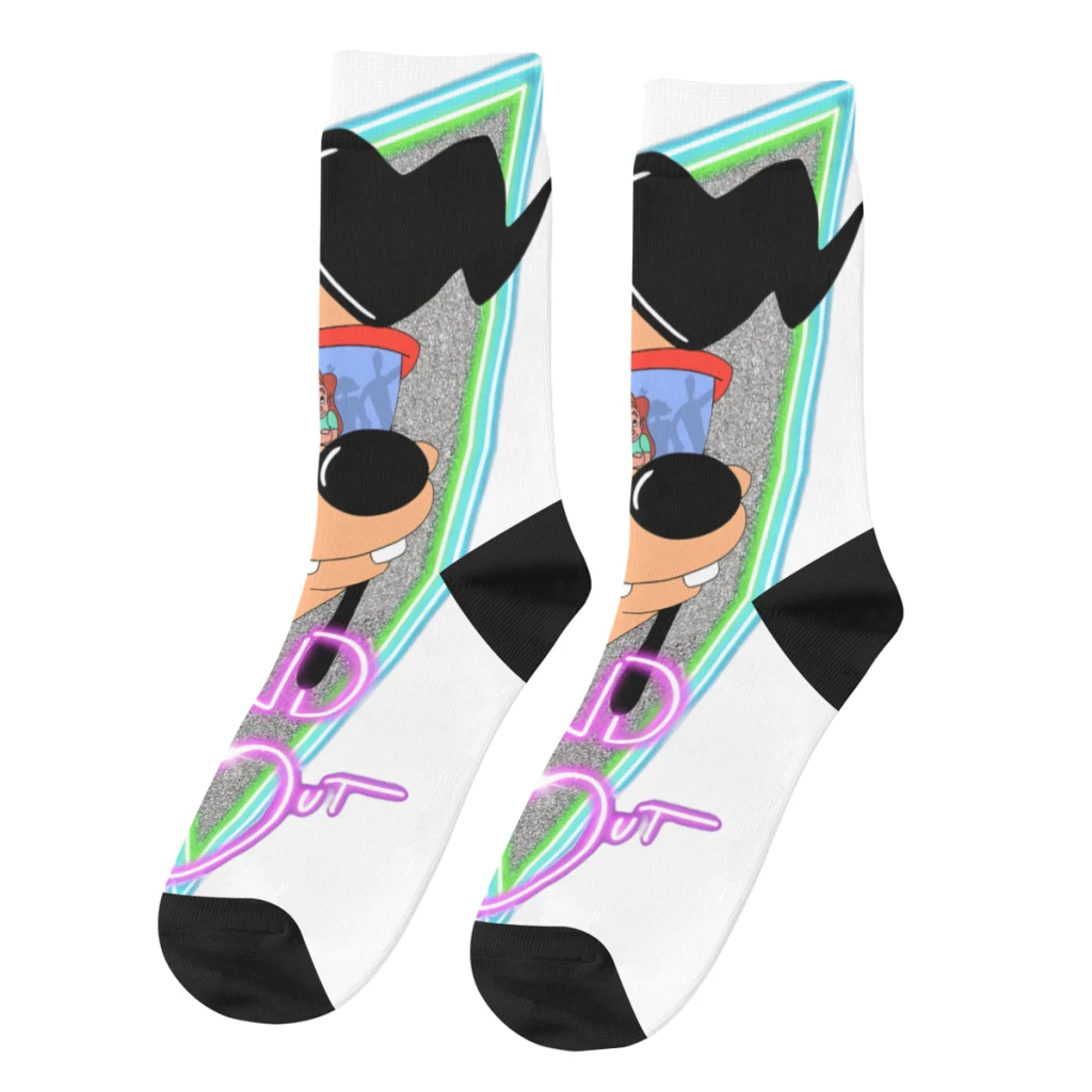 

Stand Out Classic Funny Men's Socks Retro Harajuku Disney Goofy Street Style Casual Crew Crazy Sock Gift Pattern Printed