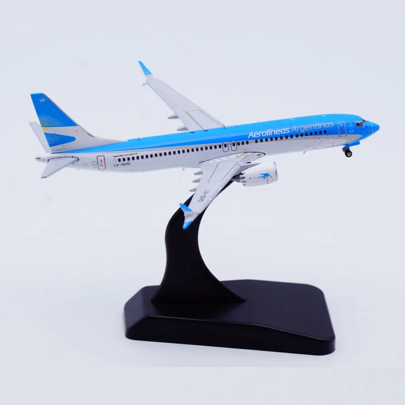 LH4198 Коллекционный самолет из сплава в подарок JC Wings 1:400 Aerolineas Argentinas SkyTeam Boeing B737 MAX 8