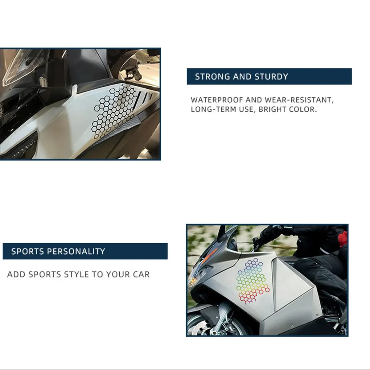 Стильные наклейки на кузов мотоцикла Soto украшения в открытом стиле для