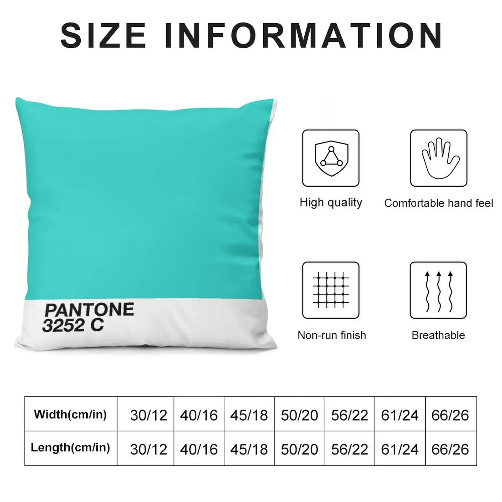 Pantone 3252 C Декоративная подушка рождественские украшения для дома 2025 наволочки