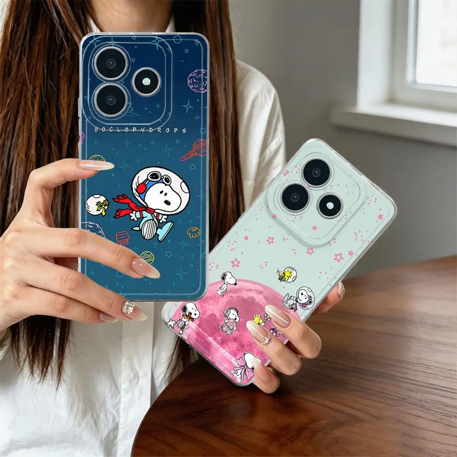 Фото Чехол для Honor X9a X8a 90 Lite X9b X7b X8 X8b, мягкий чехол для телефона Space Cute S-noopys №1