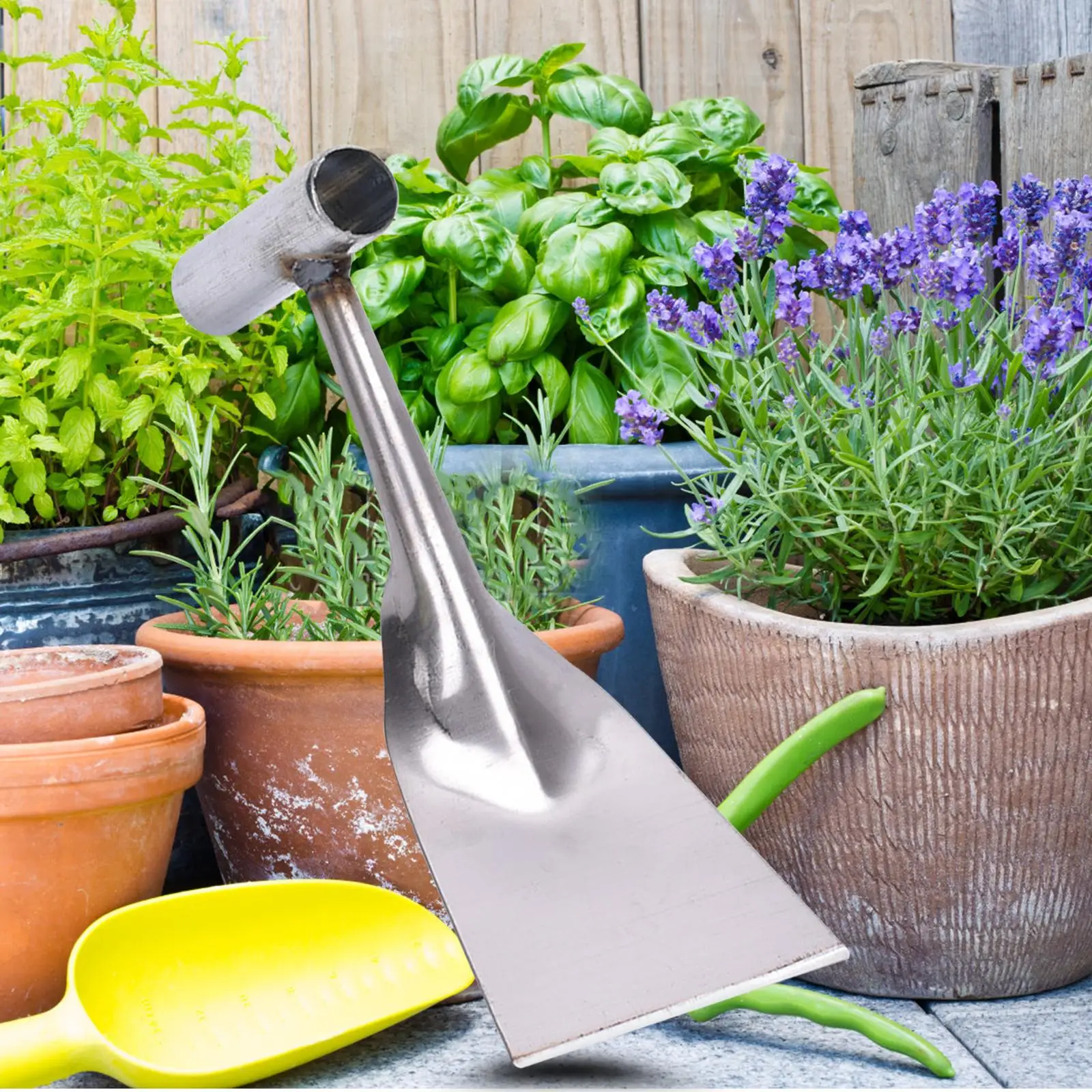 

Heavy Duty Agricultural Shovel Gardening Weeding Transplant Tool with Grip