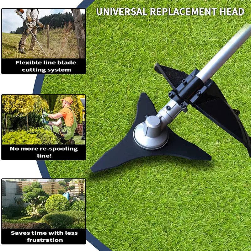 

3 Teeth Brush Cutter Blade Professional 10in 3 Teeth Brush Cutter Brushcutter Trimmer Blade Strimmer Lawn Mower Accessories