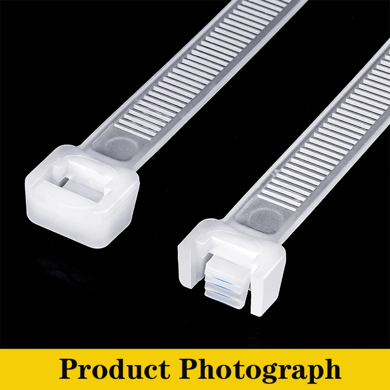 Пластиковый нейлоновый кабель 100 шт. самоблокирующийся кабельный хомут