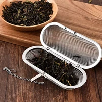 reusable tea infuser tea accessories tea filter stainless steel spice loose tea leaf herbal kitchen gadgets tea strainer tools