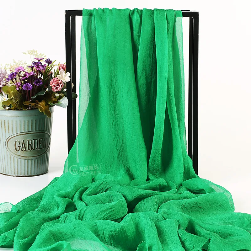 

Summer Large Shawl Beach Towel Spring and Autumn Long Women's Chiffon Scarf Pleated Pareo 2023