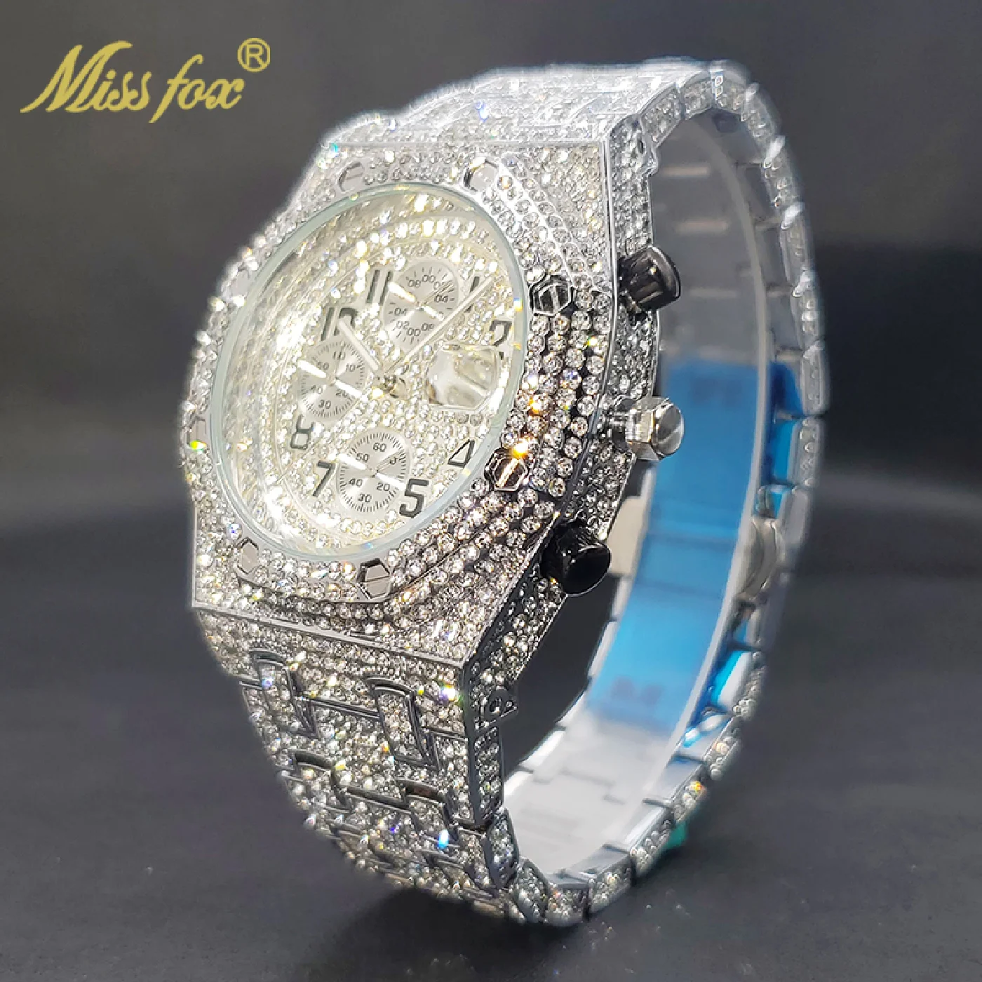 

Men's Quartz Watch Luxury Fashion Hip Hop Cool Wristwatch For Male Waterproof Chronograph Luminous Men Watches Dropshipping New