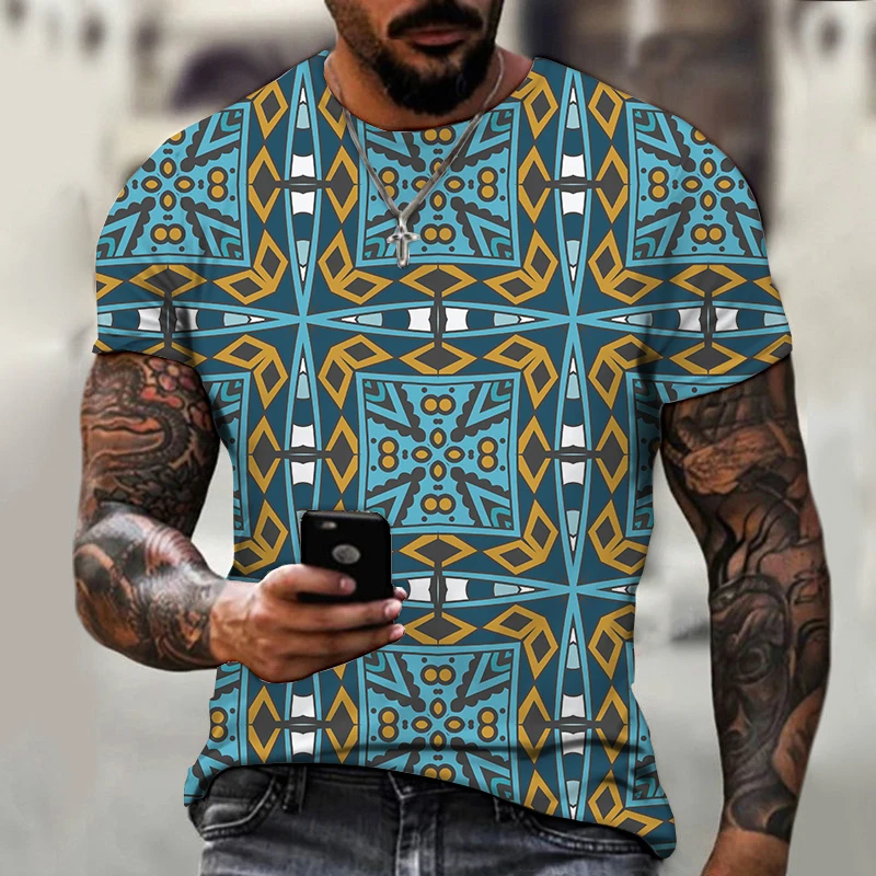 

Men's T-shirts Short Sleeve Fashion Hot Outfit Sportswear Luxury Street Harajuku O Neck 2022 New Tops 3D Printed Beach Summer
