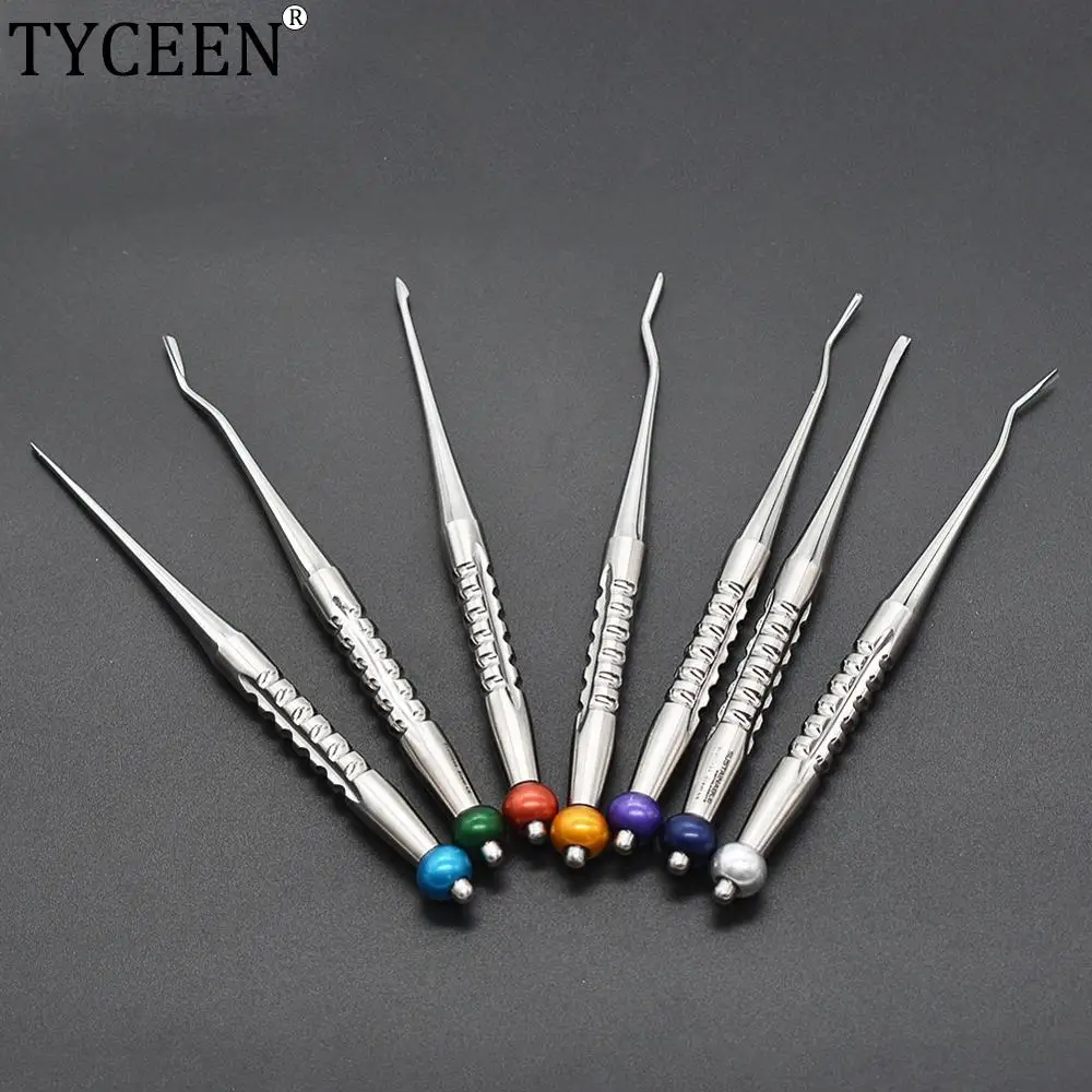 

7pcs Tooth Extracting Forceps Set Tooth Elevator Dental Extraction Root Minimally Invasive Tooth Extracting Forceps Lever