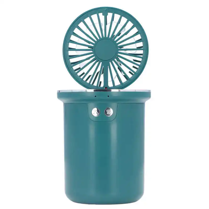 

5V 5W Fan Humidifier 2 in 1 Desktop Humidifiers USB Charging 35ML Fog Output 280ml Multifunctional Fan for Desktop Office