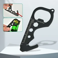 multifunctional card tool card bottle opener screwdriver key chain portable can opener