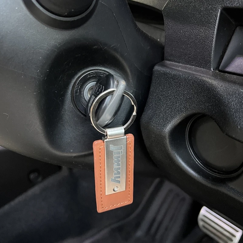 Фото 1 шт. автомобильный брелок из искусственной кожи для ключей Suzuki Rhino Jimny JA11 JB31 JB33 JB43 JB23 JB64 JB74, аксессуары для ключей №2