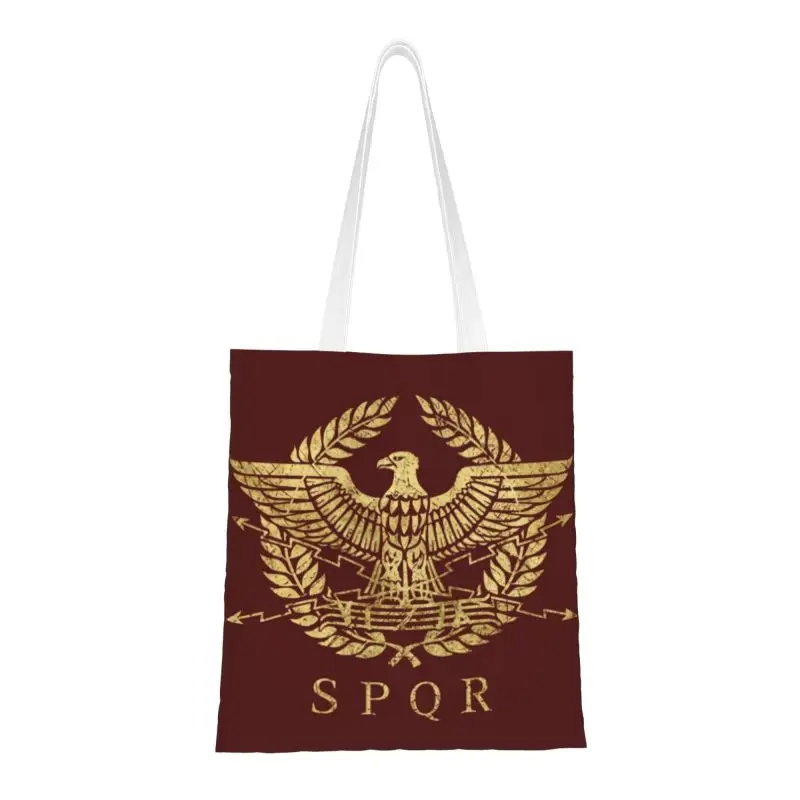 Reusable Roman Empire Eagle Emblem - Vintage Gold Shopping B