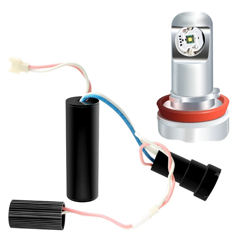 H8 лампа для фар 6000K светодиодсветодиодный фары ангельские глазки Canbus BMW E60 E61 E63 X5 E70