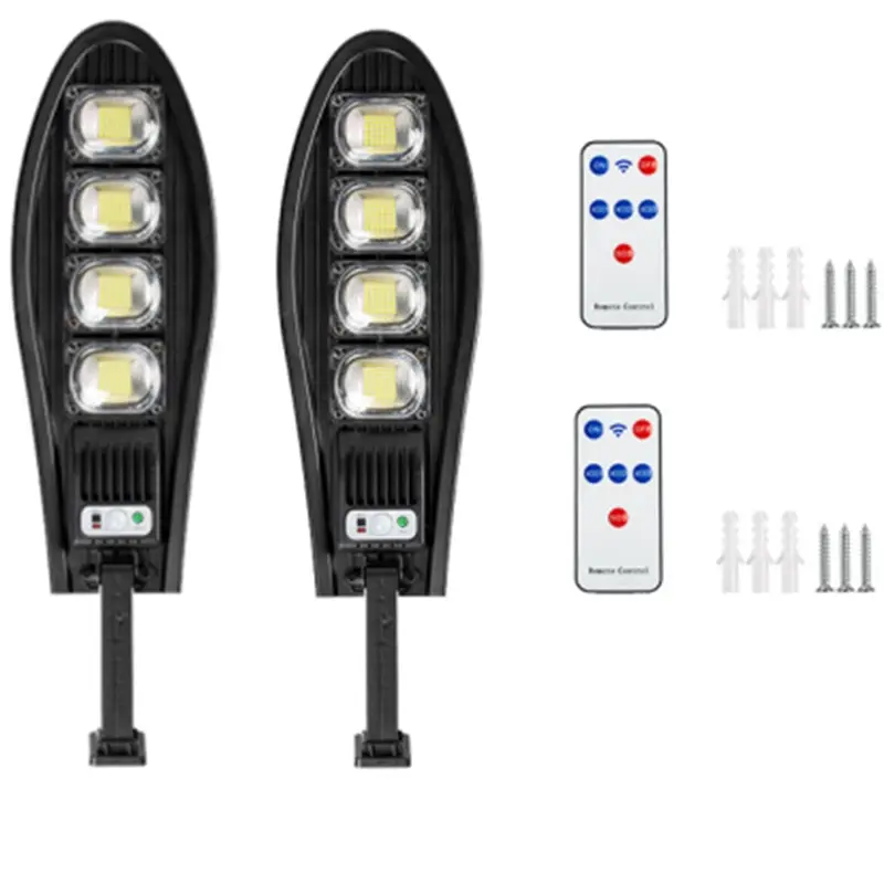 

2Packs 168LEDs Solar Street Lights Outdoor Solar Lamp 3 Modes Waterproof Motion Sensor Security Lighting for Garden Patio Yard