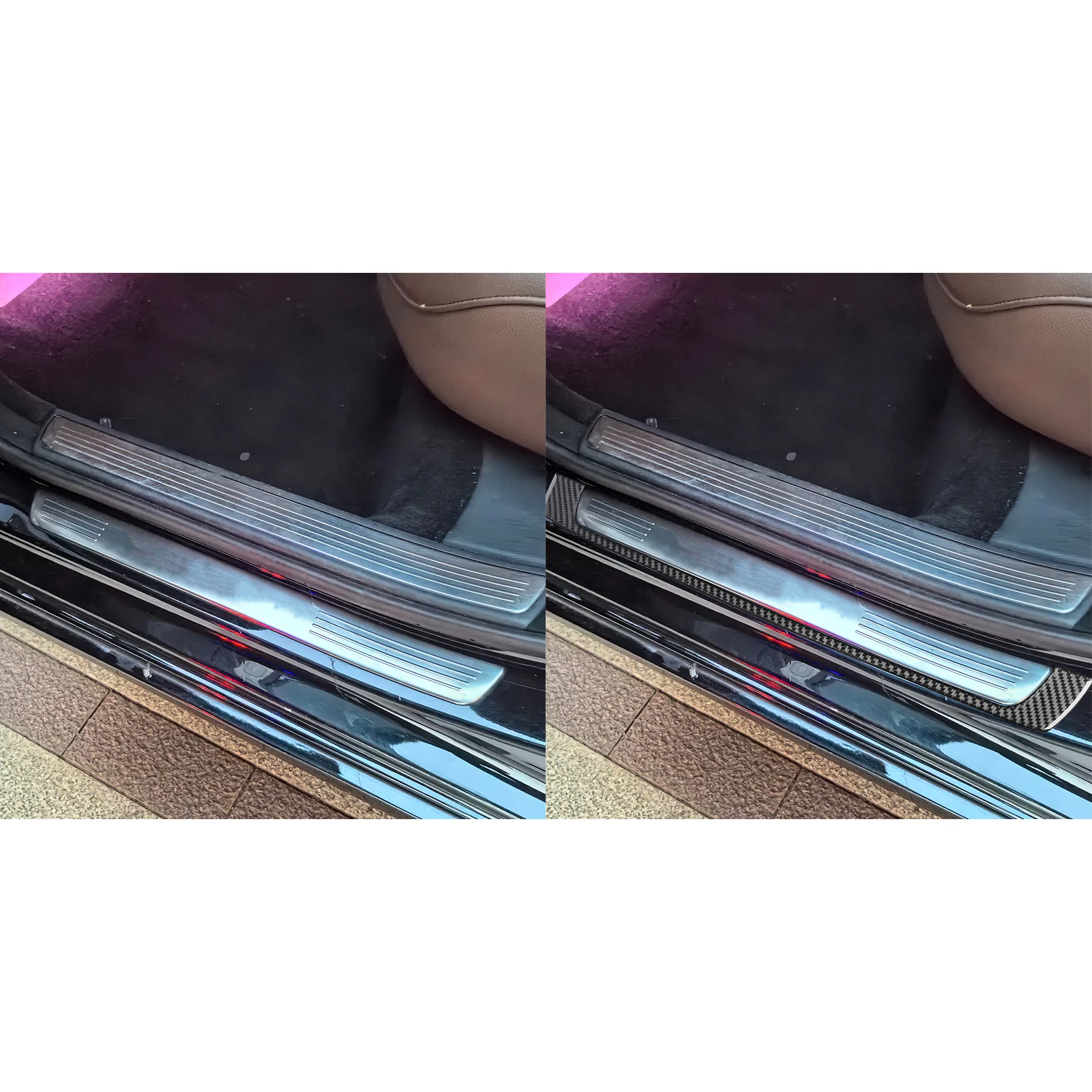 Для Mercedes Benz Maybach S Class W222 2013-2020 Пороговая полоса Внешняя рамка из углеродного