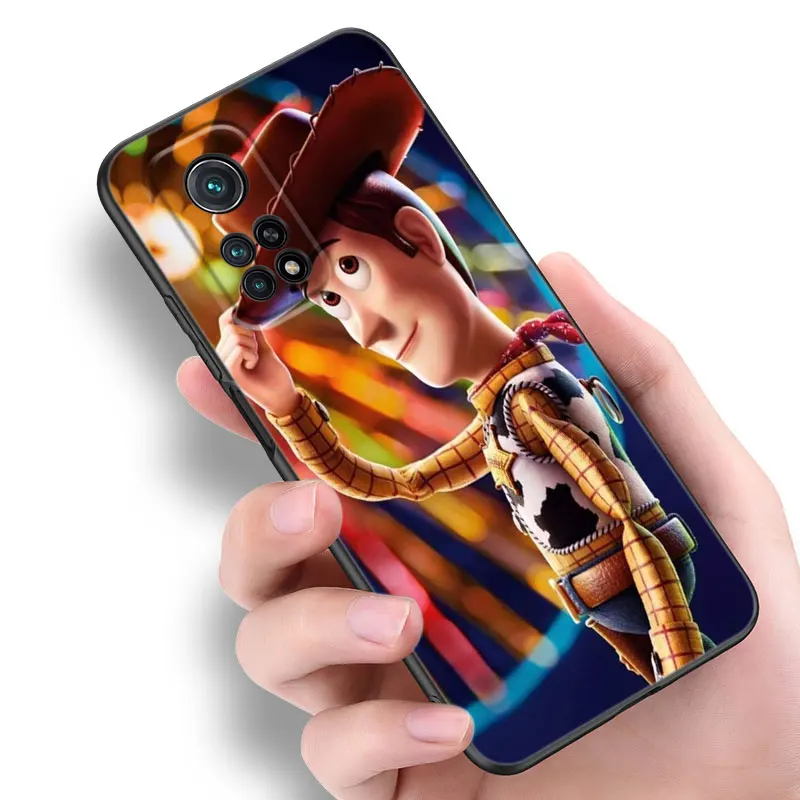 T-Toy Story W-Woody Black Phone Case For Xiaomi 10 11 13 12 Lite NE 9T 10T 11T 12T 12S 13T 14 Pro 9 SE 10i 11i 12X Civi 2 3 4 5G