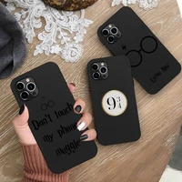 potter movie design harries cartoon weasley twins draco malfoy phone case for iphone 13 12 11 pro mini xs max 8 7 plus x 2020 xr