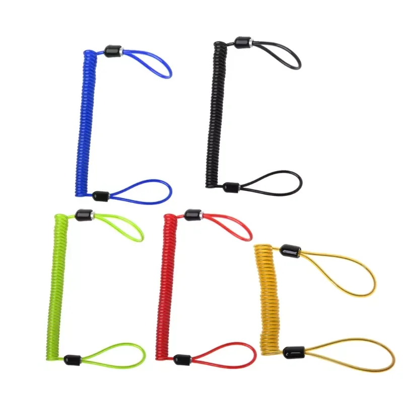 

150cm Alarm Disc Lock Security Spring Reminder Cable Motorcycle Bike Scooter