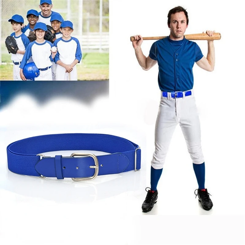 2022 Men's Ladies Sport Baseball Belt Softball Belt Outdoor Sports Elastic Belt Adjustable Womans Belt Men Belt Pu Leather Child